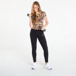 Tričko adidas Animal Print 3-Stripes Tee Multicolor/ Warm Sand S