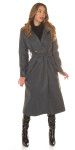 Sexy Koucla Musthave Coat with buttons anthracite Einheitsgroesse