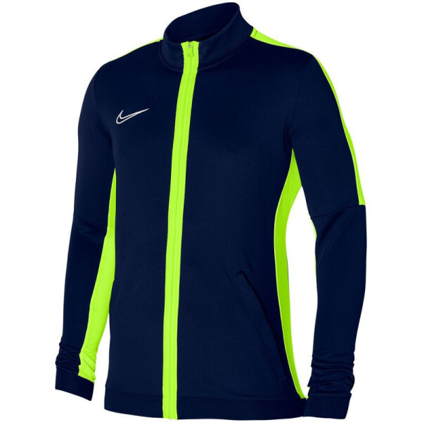 Pánska futbalová mikina Academy 23 M DR1681-452 Dark Blue with Neon Yellow - Nike L tm.modrá-žlutá