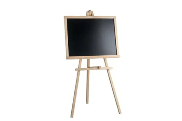 Drevená stojanová tabuľa na kreslenie 88x46 cm