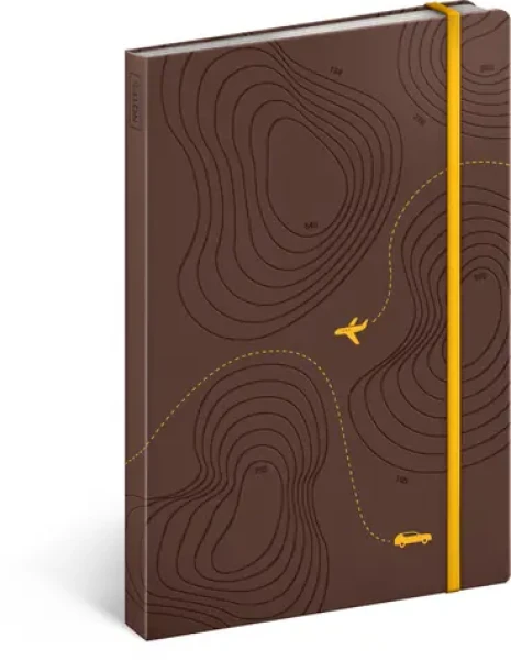 Presco Group Cestovateľský notes / linajkový / 13 × 21 cm (A-4092)