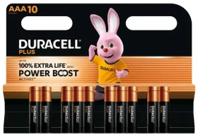 Duracell PLUS Boost MN2400 / Batéria / AAA / alkalické / 1,5 V / 10 ks (2347)