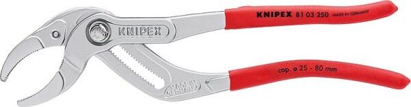 KNIPEX Kliešte inštalatérske na sifónové šróbenia a plasty 8103250