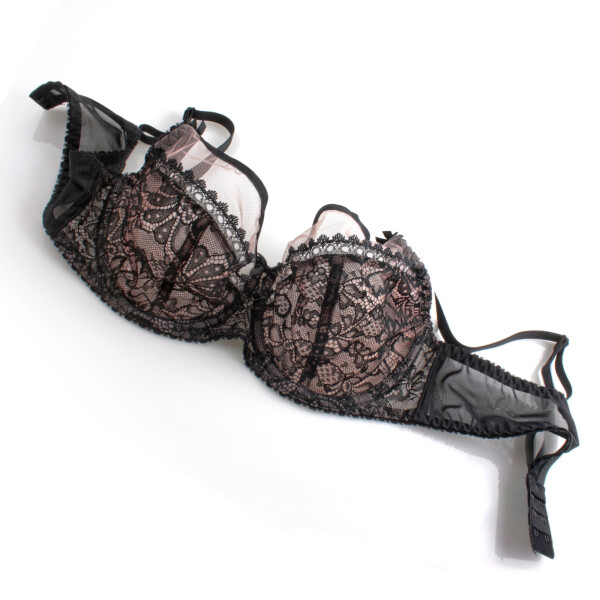 Dámska podprsenka 1396 Crystal black - AVA černá 75/D