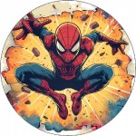 Jedlý papier Spider-Man 19,5 cm - Pictu Hap