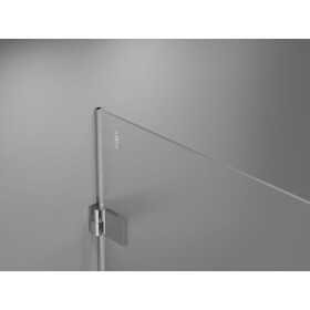 MEXEN/S - Lunar-B L sprchový kút dvere krídlové pravá 100 x 80, transparent, chróm 832L-100-080-01-00-P