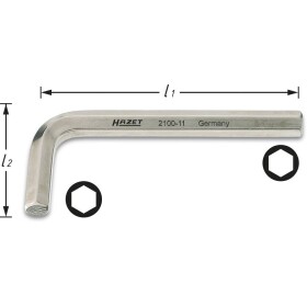 Hazet HAZET 2100-11 inbus kľúč 11 mm; 2100-11