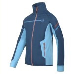 Dětská softshellová bunda Progress Coolio JKT petrol/světle modrá 128/134 EUR