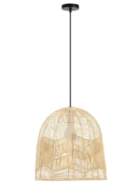 Immax BOHO PELO / Závesné svietidlo / D40cm / E27 / prírodný ratan (08262L)