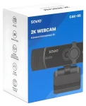 CAK-05 čierna / Webkamera / 2K / USB / Mikrofón / Autofocus (SAVCAK-05)