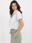 Košeľa NM KS KA 01148.50P bielo zelená M/L