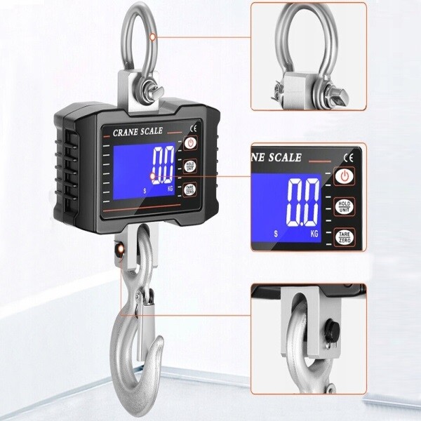 IsoTrade Závesná háková váha 500Kg LCD displej