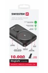 Swissten 22013974 POWER BANK 10000 mAh čierna / Power Bank / 20W / USB-C / Qi (22013974)