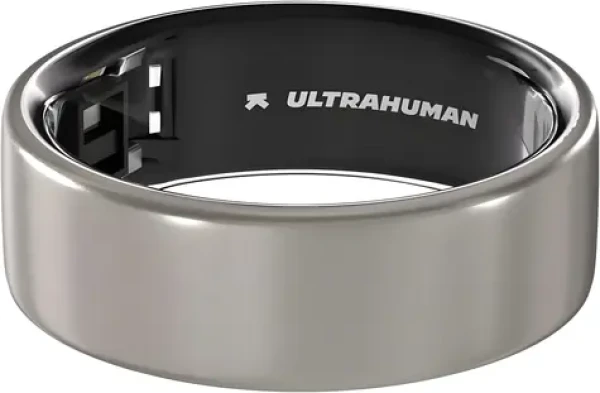 Ultrahuman Ring Air Raw Titanium veľ. 10 / Chytrý prsteň (UHRA-RT-10)