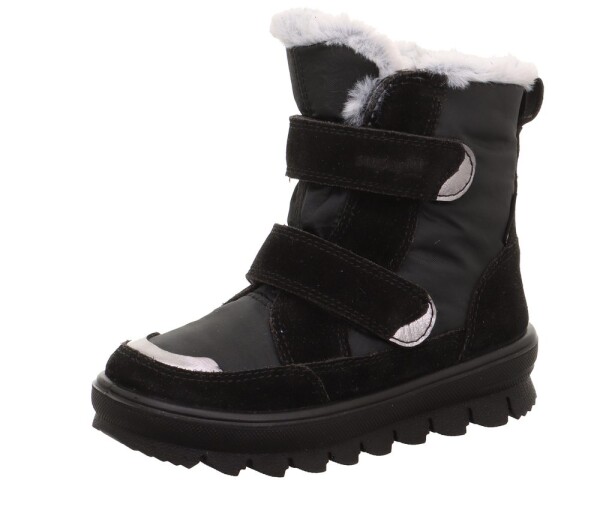 Dievčenské zimné topánky FLAVIA Black Gore-Tex, Superfit , 1-000216-0000, čierna - 31