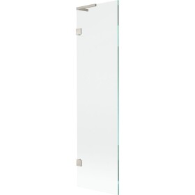 MEXEN/S - Lunar L vaňová zástena FIX 50 x 150, transparent, nikel kartáčovaný 897L-050-000-97-00