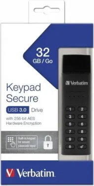 Verbatim Keypad Secure Drive 32 GB / USB C 3.2 Gen 1 / R: 160 MBs / W: 130 MBs (49427)