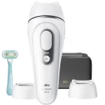 Braun Silk-expert PL5234 biela-strieborná / IPL epilátor / 400 000 zábleskov / 3 nástavce / sieťové napájanie (100002202409)