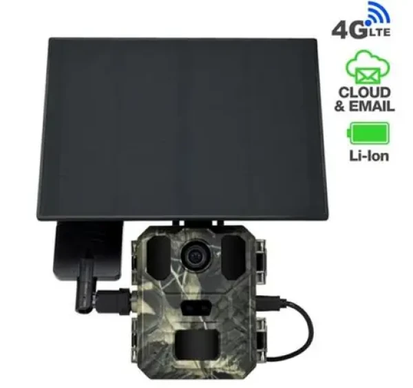 Evolveo StrongVision LTE MINI - 4G fotopasca s Cloud/Email prenosom a solárnym napájaním (CAM-LTE-MINI)