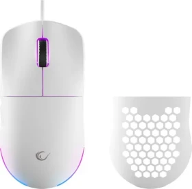 Rampage Blink biela / Herná myš / optická / 12800 DPI / RGB / USB (BLINK-WHITE)