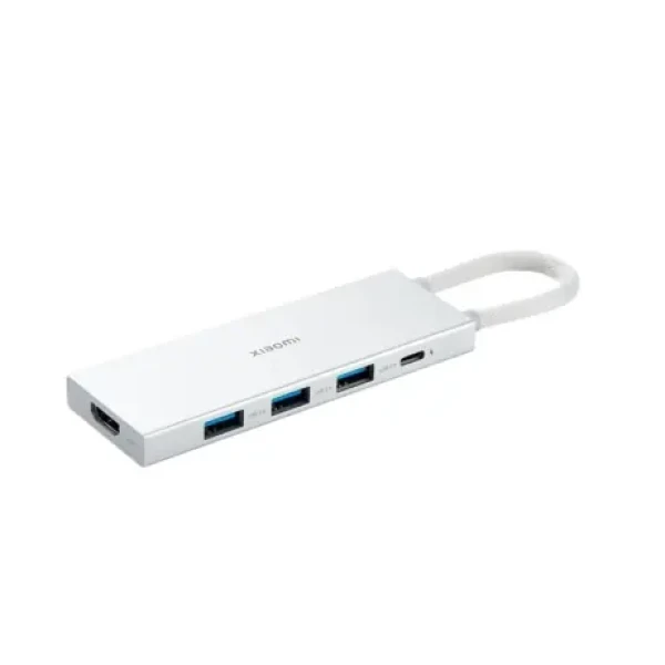 XIAOMI 5-in-1 biela / USB HUB / 3x USB-A / 1x USB-C (M) / 1x USB-C (F) / 1x HDMI (BHR8804GL)