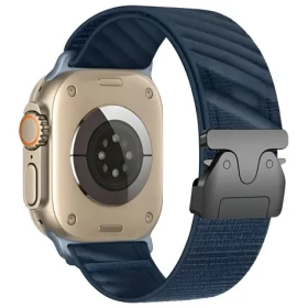 Beline Oblique tmavo modrá / Remienok pre Apple Watch / 38/40/41 mm / Nylon