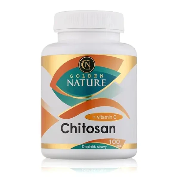Golden Nature Chitosan + Vitamín C 100 cps. (GN00007)