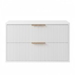 REA - Kúpeľňová skrinka pod umývadlo Mono 80cm White REA-M0403