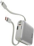 Energea PowerBank 3w1 Bazic Fusion Mini 10000mAh kabel USB-C/Lightning Sivý