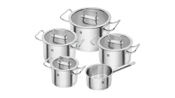Zwilling Pre súprava nerezového riadu 5ks / 4x hrniec + pokrievka / 1x rajnica (65120-005-0)