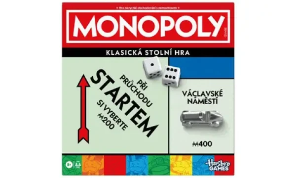 Hasbro Monopoly Classic CZ verzia