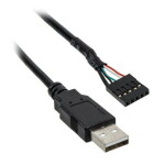 Aqua Computer USB Cable A-plug to 5 pin female connector length 200 cm (53210)