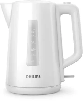 Philips HD9318-00 / rýchlovarná kanvica / 2200 W / 1.7 l / otočný podstavec / biela (HD9318/00)