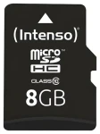 INTENSO microSDHC 8GB / Pamäťová karta / Class 10 / SD adaptér / 20 MB/s (3413460)