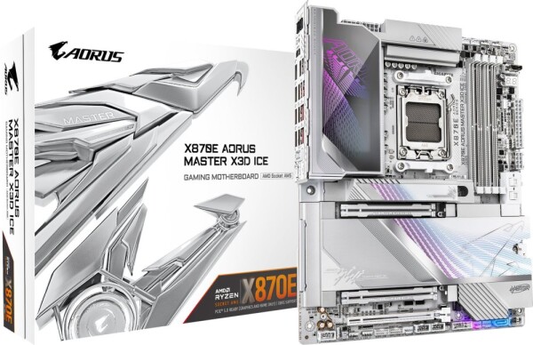 Gigabyte X870E AORUS MASTER X3D ICE