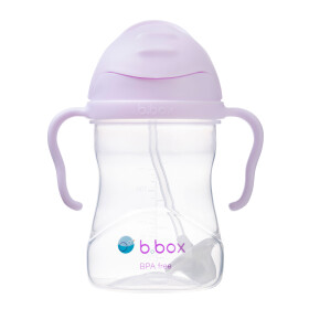 B.box Hrnček so slamkou 240 ml - Gelato černicový EUR