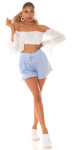 Sexy Musthave Summer Highwaist Shorts babyblue S/M