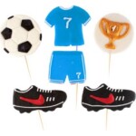Cukrová figúrka futbal zárez do torty - I LOVE CAKES - I LOVE CAKES