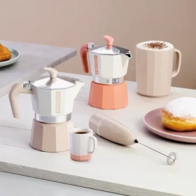 Pedrini Coffee Maker 3 Cups Painted Aluminum Color 2025 (02CF168) (02CF168)