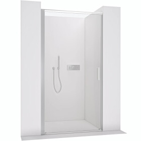 CERANO - Sprchové otočné dvere Porte L/P - 8 mm - chróm, transparentné sklo - 100x195 CER-413480
