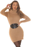 Sexy Koucla Musthave Turtleneck Knitdress black Einheitsgroesse