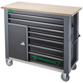 Stahlwille 85010621 Pojazdný pracovný stôl WB 621 so 7 zásuvkami a skrinkovou časťou (š x v x h) 1150 x 1045 x 500 mm; 85010621