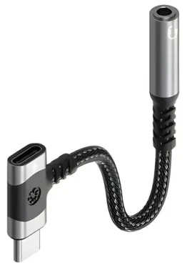 PremiumCord Redukcia USB-C na 3,5 mm jack / Redukcia / DAC chip / USB-C nabíjanie / 12,5 cm (8592220027261)