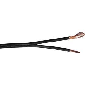 Bedea 10490911 kábel k reproduktoru 2 x 4 mm² čierna metrový tovar; 10490911