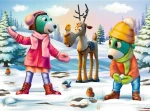 Trefl - Puzzle - Treflíci: Čas Vianoc