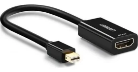 Ugreen 40360 čierna / Adaptér / Mini DisplayPort - HDMI / 4K 30Hz / 0,25 m (UGR158BLK)