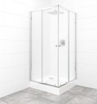 Sprchovací kút štvorec 90x90 cm SAT Project SIKOMUQ90CRCH SIKOMUQ90CRCH
