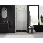 MEXEN - Exo sprchové dvere krídlové110, transparent, zlatá 8182-110-000-50-00