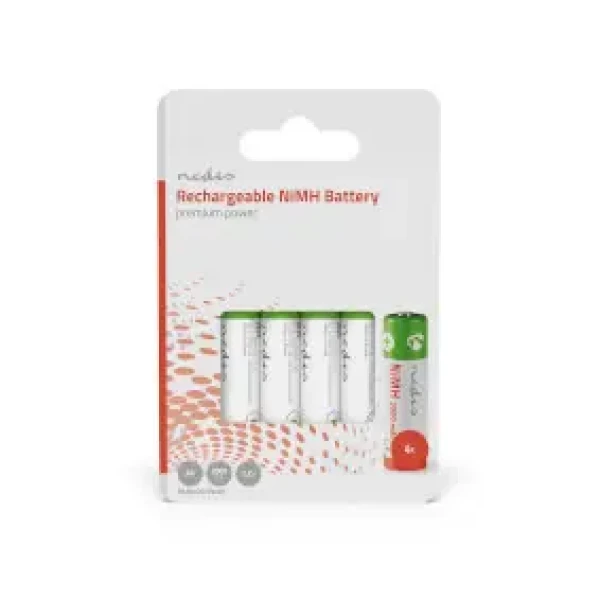 Nedis Dobíjacia Ni-MH batéria AA 4 ks / 1.2 V DC / 2000 mAh (BANM20HR64B)