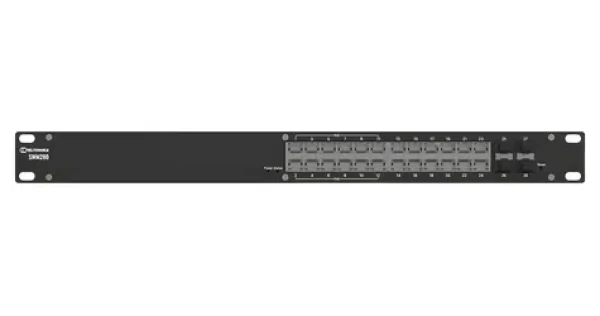 Teltonika Priemyselný switch PoE+ / Switch / 24 portov / 12x PoE+ / 12x GbE / PROFINET / MRP (SWM280000200)